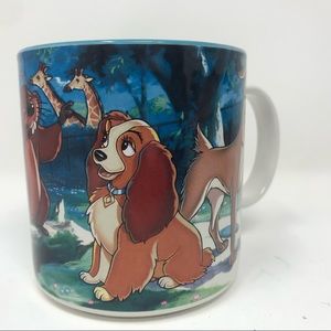 Vintage Disney Lady & the Tramp Cup Mug Classics
